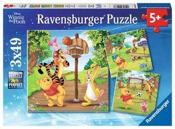Ravensburger - winnie de poeh sportdag 3x49st.