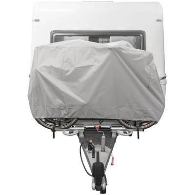 Proplus xl fietshoes - 210d oxford ripstop - lichtgrijs - 2 fietsen - e-bikes