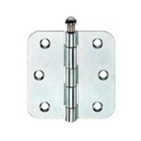 BSW scharnier - 76x76 mm - afgerond - gegalvaniseerd - thumbnail