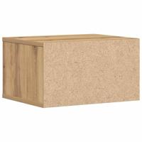 VidaXL Printerstand artisan eiken 40 x 32 x 22,5 cm bewerkt hout - thumbnail