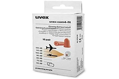 uvex 2112131 com4-fit Oordoppen 33 dB Eenmalig gebruik 15 paar