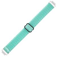 FitBit Inspire 2 & Ace 3 Elastische solo loop nylon bandje - Turquoise - thumbnail