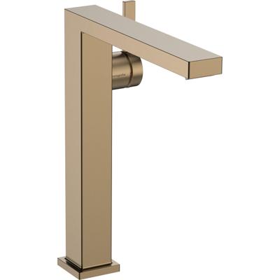 Hansgrohe Tecturis E ééngreeps wastafelkraan 240 Fine CoolStart voor waskommen zonder afvoerplug, Brushed Bronze