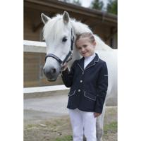 Equi Theme Soft Classic kinder rijjas donkerblauw maat:140 - thumbnail