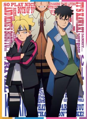 Poster Boruto - Boruto - and Kawaki 38x52cm
