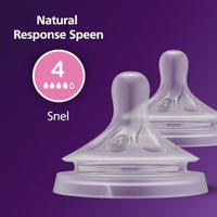 Avent Natural Response 3.0 Zuigspeen 3m+ T4 - thumbnail