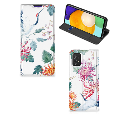 Samsung Galaxy A03s | Hoesje maken | Bird Flowers Samsung Galaxy A03s | Hoesje maken | Bird Flowers