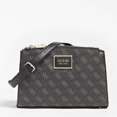 GUESS crossbody tas Tyren antraciet GUESS crossbody tas Tyren antraciet