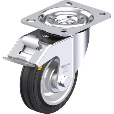 Blickle L-RD 100R-FI Zwenkwiel met rem Wieldiameter: 100 mm Draagvermogen (max.): 100 kg 1 stuk(s)