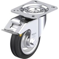 Blickle L-RD 100R-FI Zwenkwiel met rem Wieldiameter: 100 mm Draagvermogen (max.): 100 kg 1 stuk(s) - thumbnail