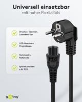 goobay Eurostekker > C5 voedingskabel - thumbnail