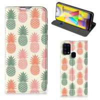 Samsung Galaxy M31 | Flip Style Cover | Ananas - thumbnail