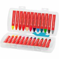 Faber Castell FC-120034 Waskrijt Jumbo In Opbergbox 24 Stuks - thumbnail