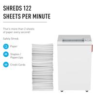 Ideal Office 2445 CC 2x15 Papierversnipperaar 10 vellen Cross cut 2 x 15 mm P-5 35 l Ook geschikt voor Paperclips, Nietjes - thumbnail