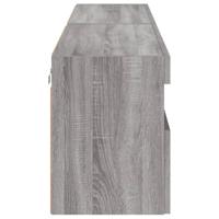 Tv-wandmeubels met LED 2 st 80x30x40 cm grijs sonoma eikenkleur - thumbnail
