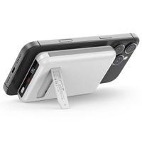 MOJOGEAR NovaMag All-in-1 Powerbank 10.000 mAh - Draadloos Qi2 & ingebouwde kabels - Wit - thumbnail