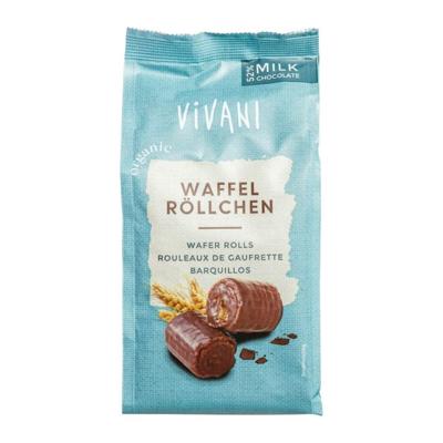 Wafel rolletjes melk - 125 gram