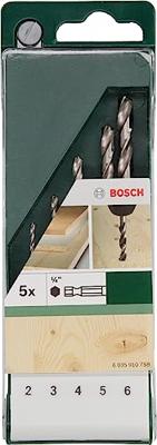 Bosch Accessoires 5-delige Houtborenset met zeskantschacht - 2609255326
