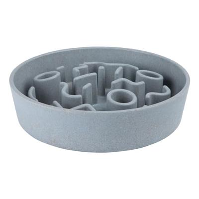 District 70 BAMBOO Dog Slow Feeder, 21 cm, Ice Blue