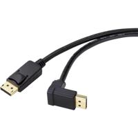 Renkforce SP-9163792 DisplayPort-kabel DisplayPort Aansluitkabel DisplayPort-stekker, DisplayPort-stekker 2.00 m Zwart Vergulde steekcontacten - thumbnail