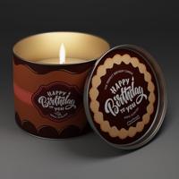 Mosterd Verjaardagskaars - thumbnail