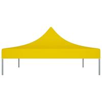 VidaXL Partytentdak 270 g/m² 4x3 m geel - thumbnail