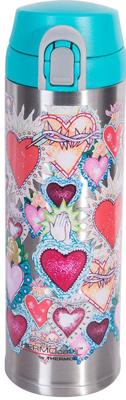 Thermos Decor Hearts isolerende drinkfles Thermos Decor Hearts isolerende drinkfles