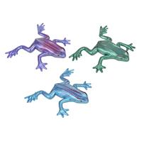 Toi-Toys Rekbare kikker/hagedis - thumbnail