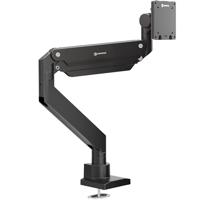 ONKRON G130-B Draaibare en kantelbare bureauhouder voor monitoren van 17“-57” max. 27 kg, met draaifunctie, zwart - thumbnail