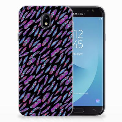 Samsung Galaxy J7 2017 | J7 Pro | TPU bumper | Feathers Color