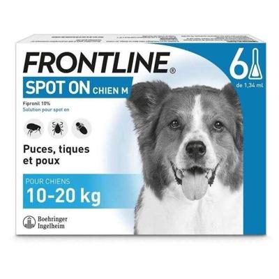 FRONTLINE Spot On dog 10-20kg - 6 pipetten FRONTLINE Spot On dog 10-20kg - 6 pipetten