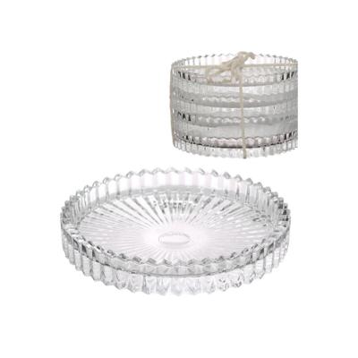 Glazen schaaltjes helder set a 4 Ø10cm