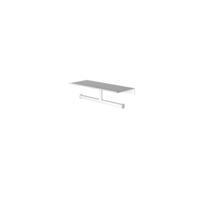 Hotbath &More Shelves - Dubbele Toiletrolhouder - Voor Planchet - Mat Wit - thumbnail