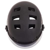 Rucanor Urban Sprint Scooter & Fietshelm met Vizier NTA 8776 Zwart Maat 55 58 cm (M) - thumbnail