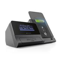 DAB+ Wekkerradio Met Draadloze Oplader - Bluetooth - 2 Alarmtijden - FM Radio (HCG012QIDAB-BT) - thumbnail