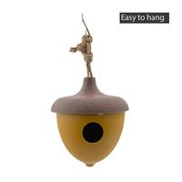 POINT-VIRGULE - Tuin - Vogelhuisje eikel geel - thumbnail