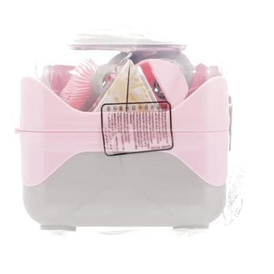 Braun beautycase met accessoires