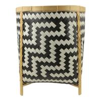 Mand van Rotan en Gerecycled Plastic op Pootjes (46 cm) - thumbnail