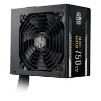 Cooler Master MWE 750W 80+ Gold V2 power supply unit 24-pin ATX ATX Zwart - thumbnail