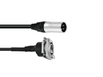 PSSO Patch Cable XLR(M)/XLR(F) S 1m bk