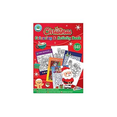 Grafix Kerst kleur- en activiteitenboek a4