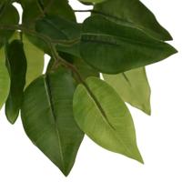 Kunstplant ficus 378 bladeren 80 cm groen - thumbnail