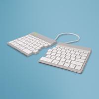 R-Go Tools Ergonomisch toetsenbord R-Go Split Break met pauzesoftware, gesplitst toetsenbord, QWERTY (US), Bluetooth, wit - thumbnail