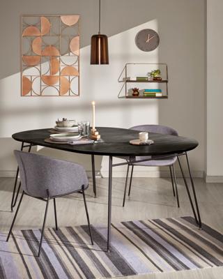 Kave Home Uitschuifbare Ronde Eettafel 'Milian' Ø120 x 120/160/200cm Kave Home Uitschuifbare Ronde Eettafel 'Milian' Ø120 x 120/160/200cm