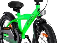 AMIGO Explorer 18 Inch Jongens Terugtraprem Groen/Zwart - thumbnail