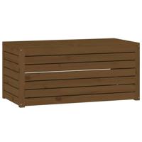 Tuinbox 101x50,5x46,5 cm massief grenenhout honingbruin - thumbnail