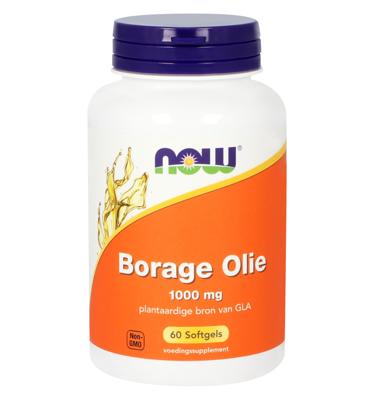 NOW Borage Olie 1000mg Capsules NOW Borage Olie 1000mg Capsules