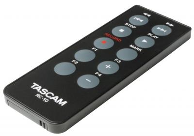 Tascam RC-10 Wireless/wired remote control for Tascam portable audio recorders
