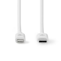 Lightning Kabel | USB 2.0 | Apple Lightning 8-Pins | USB-C© Male | 480 Mbps | Vernikkeld | 2.00 m - thumbnail