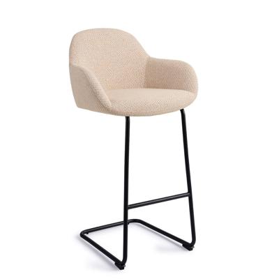 Jesper Home Barkruk 'Kushi' Arch Black, kleur Trouty Tinge (zithoogte 78cm)